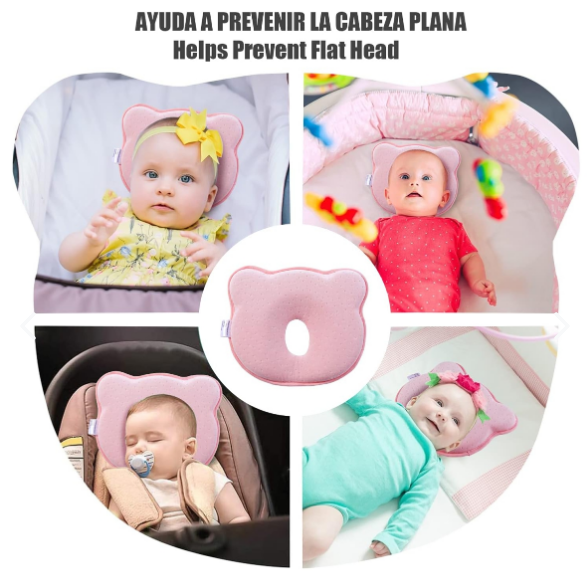 Almohada Bebe Prevenir Cabeza Plana Coji