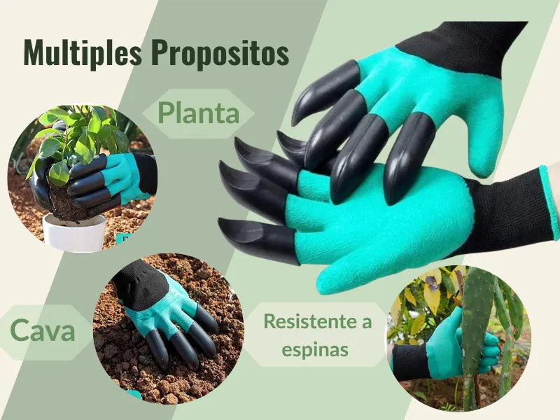 Garras para Jardín – Planta, Cava y Protege tus Manos al Instante 🌿