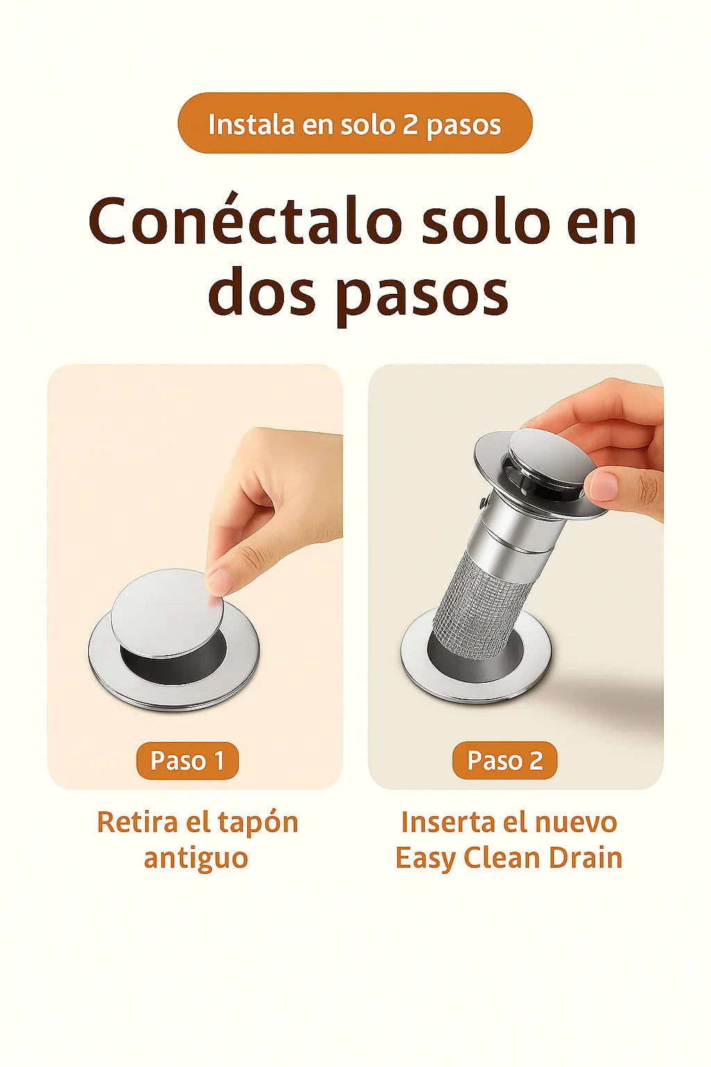 Easy Clean Drain – Limpieza sin Atascos