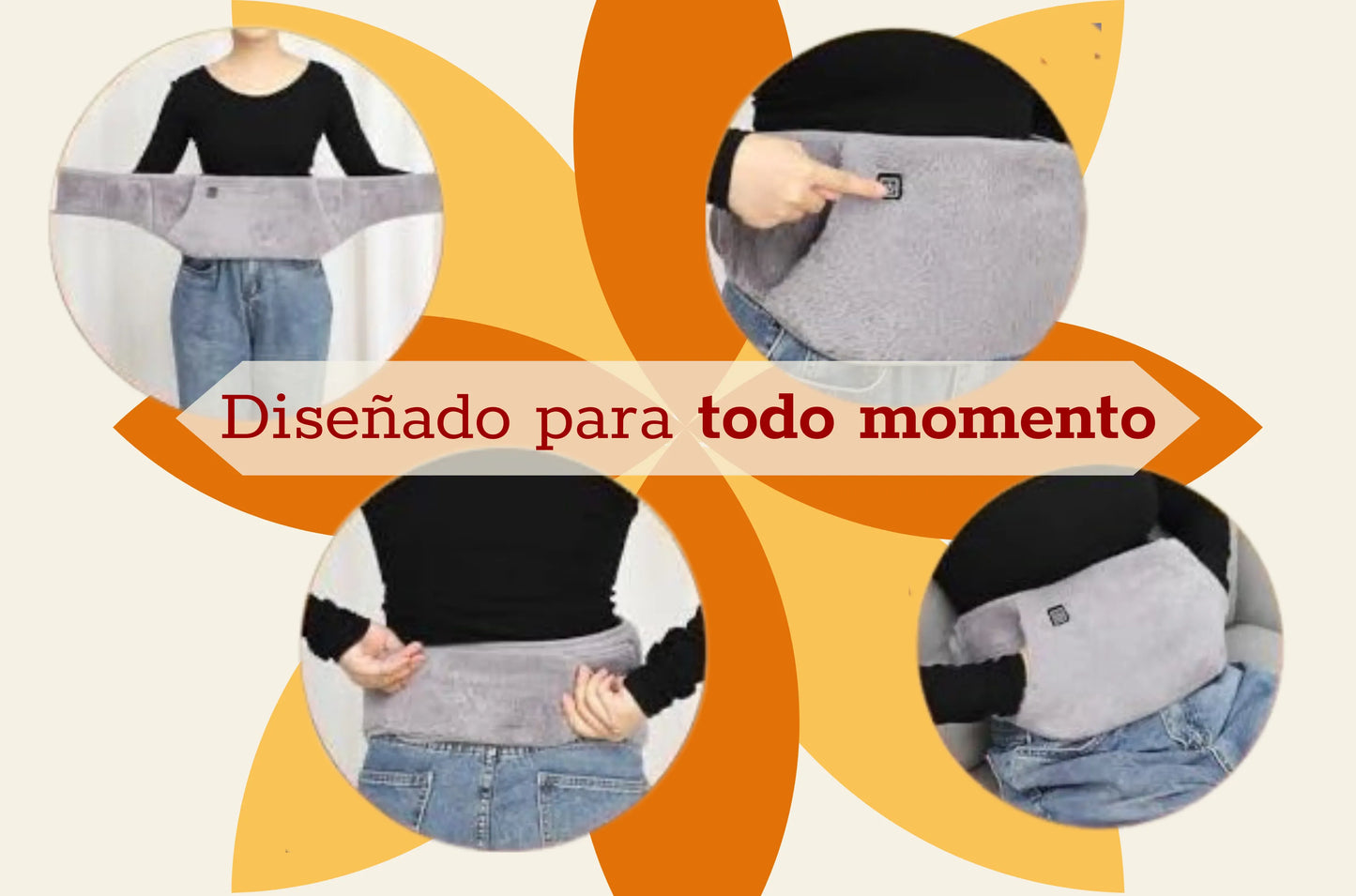 Abrazo de Calor - Cinturón & Calentador de Manos