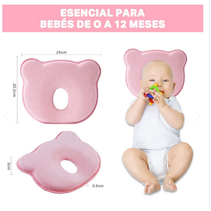 Almohada Bebe Prevenir Cabeza Plana Coji