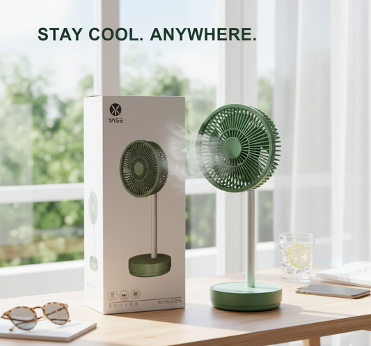 Ventildor Portatil De 3 Velocidades Yase
