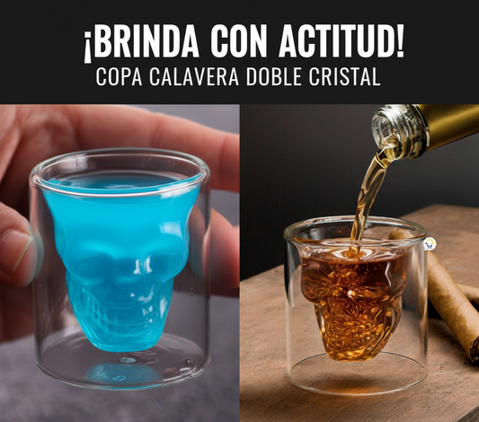 Copa Calavera 3D 25Ml Copa VC3D25M